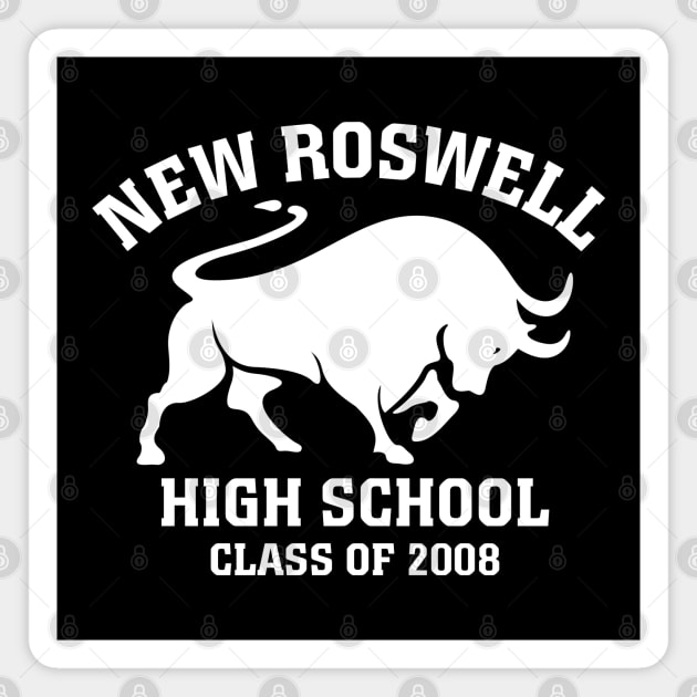 New Roswell High School Class of 2008 Magnet by BadCatDesigns